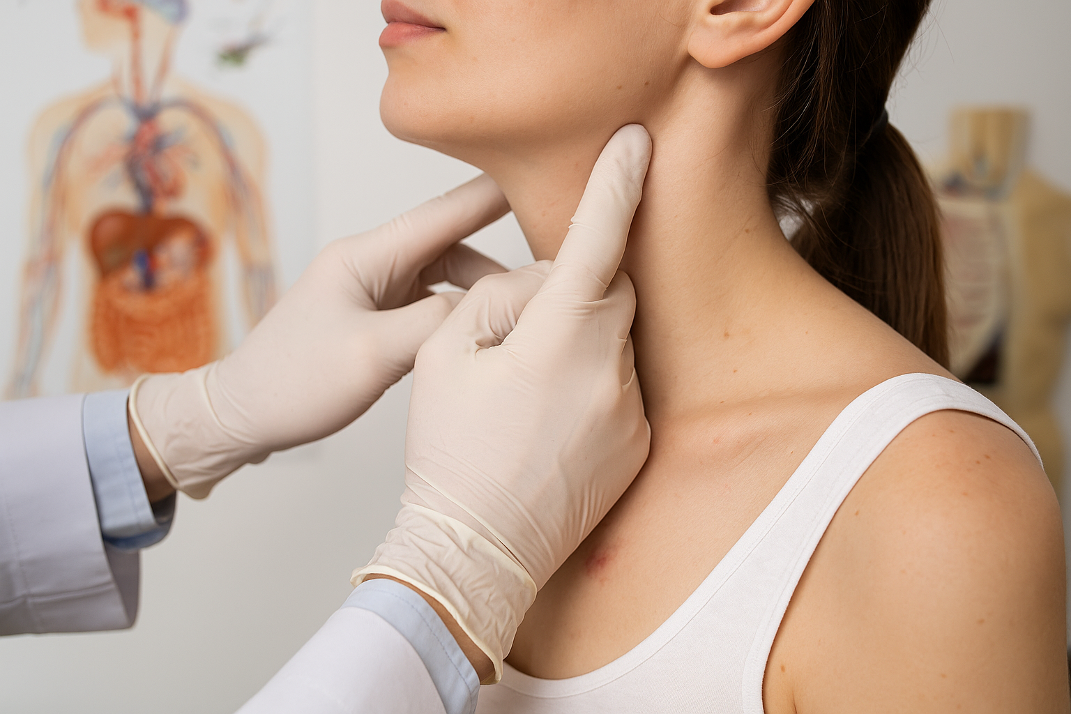 Lymphknoten untersuchen